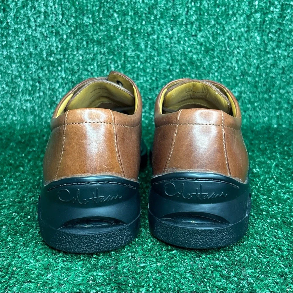 Cole‎ Haan Air Brennan Brown Leather Air Dress Sneakers Mens Size 10.5 M - EUC